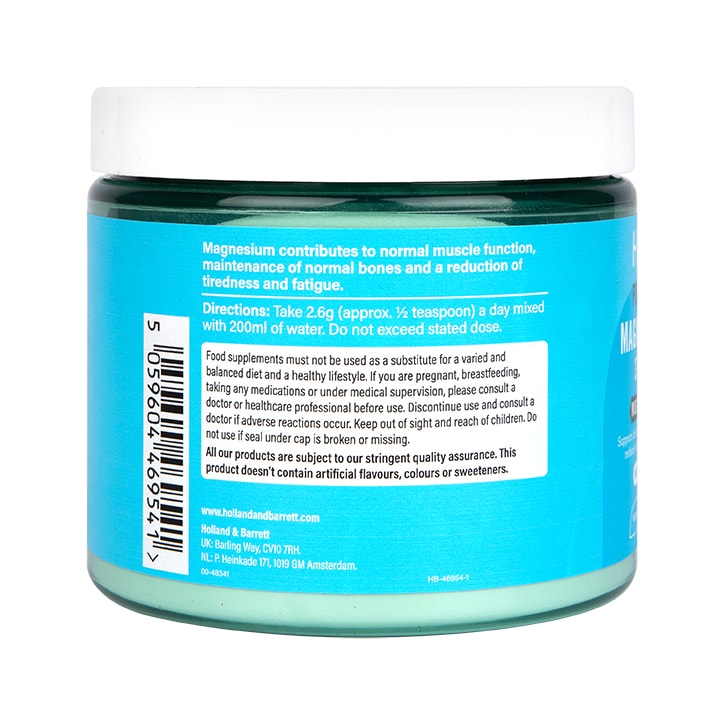 Holland & Barrett Magnesium 375mg Powder 200g